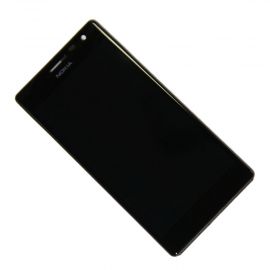 Дисплей для Nokia 730 Dual Sim модуль в сборе с тачскрином <черный>