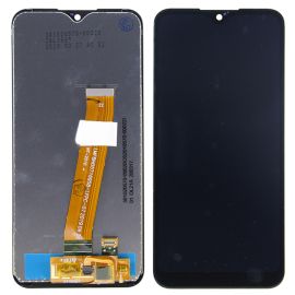 Дисплей для Samsung SM-M015F (Galaxy M01) в сборе с тачскрином (узкий разъем шлейфа) <черный>