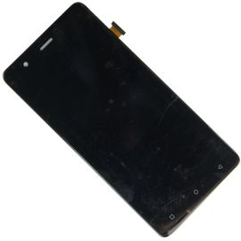 Дисплей для Highscreen Tasty в сборе с тачскрином <черный>