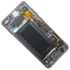 Дисплей для Samsung SM-G975F (Galaxy S10 Plus) модуль в сборе с тачскрином <черный> (оригинал SP)