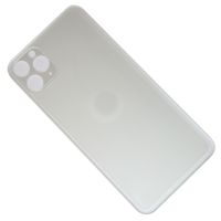 Задняя крышка для Apple iPhone 11 Pro Max (узкий вырез под камеру) <серебристый> (оригинал) ― OnlineBazar.su
