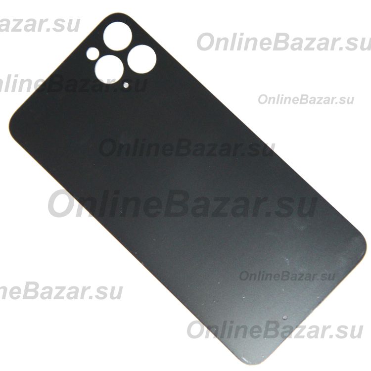 Задняя крышка для Apple iPhone 11 Pro Max (узкий вырез под камеру) <серебристый> (оригинал) ― OnlineBazar.su