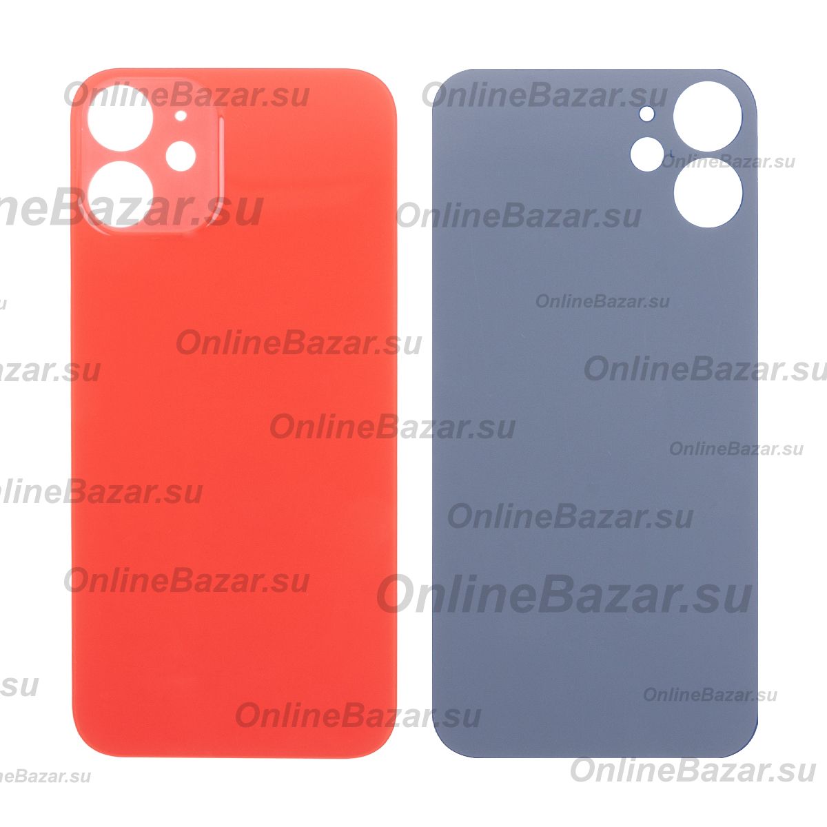 Задняя крышка для Apple iPhone 12 mini (широкий вырез под камеру) <красный> (оригинал) ― OnlineBazar.su