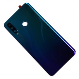 Задняя крышка для Huawei MAR-LX1M со стеклом камеры <синий> (оригинал)