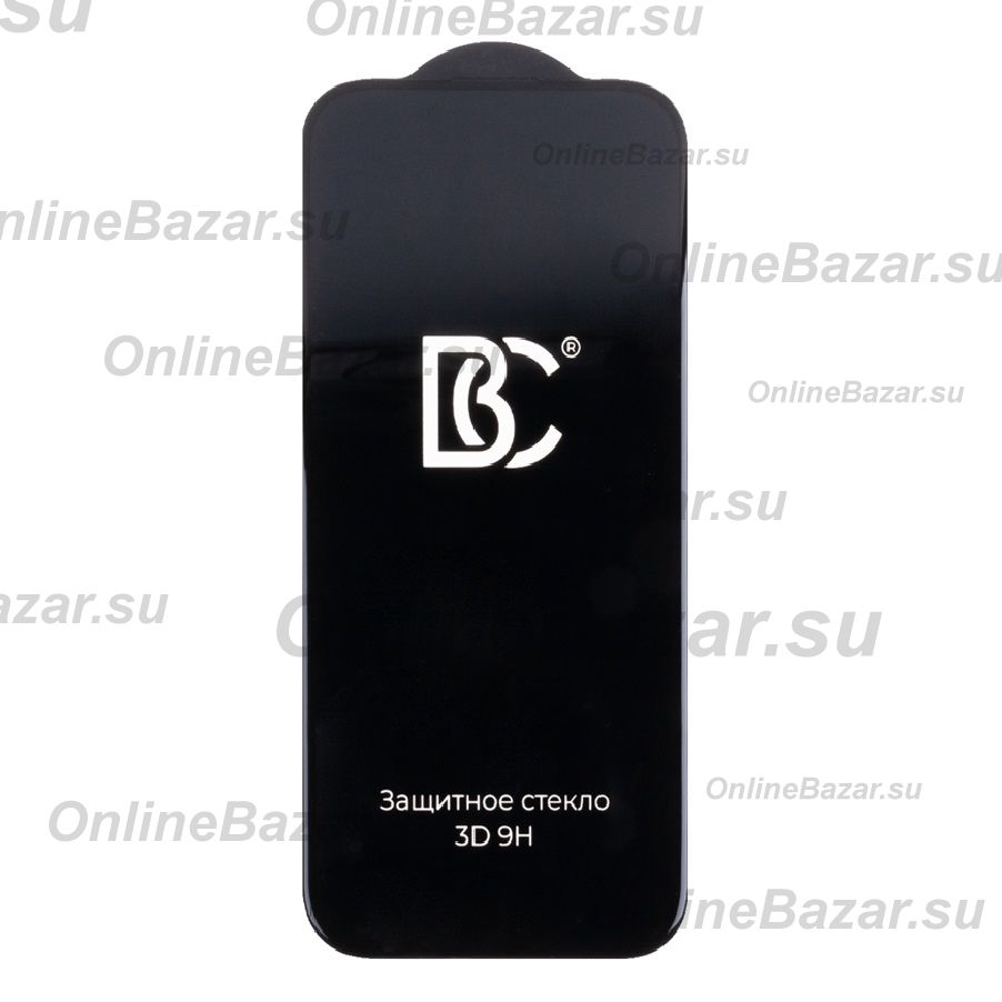 Защитное стекло для Apple iPhone 17 (супер закаленное, полное покрытие 3D 0.3 мм) <черный> ― OnlineBazar.su