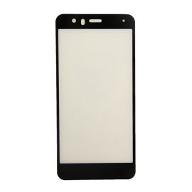 Защитное стекло для Huawei P10 Lite (2,5D/полная наклейка) <черный>