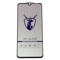 Защитное стекло для Infinix Note 12 (X663D) (2,5D/закаленное, полная наклейка) <черный> в блистере ― OnlineBazar.su