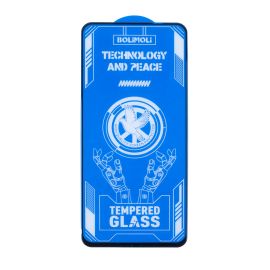 Защитное стекло для Motorola Moto G05 (XT2523-3) (2.5D/полная наклейка) <черный>