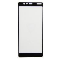 Защитное стекло для Nokia 5.1 (2,5D/полная наклейка) <черный> ― OnlineBazar.su