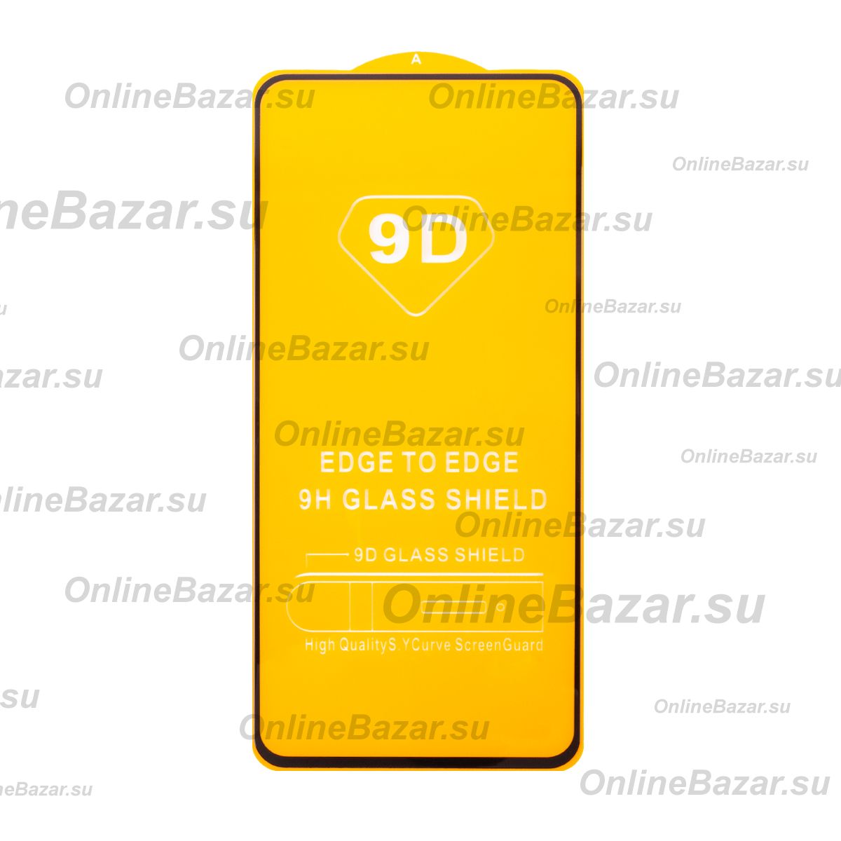 Защитное стекло для Oppo CPH2603 (2.5D/полная наклейка) <черный> ― OnlineBazar.su