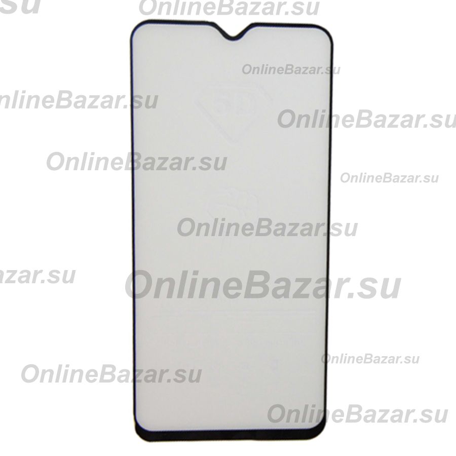 Защитное стекло для Samsung SM-A205F (Galaxy A20) (2.5D/полная наклейка) <черный> ― OnlineBazar.su
