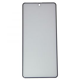 Защитное стекло для Samsung SM-A515F (Galaxy A51) (2.5D/матовое, полная наклейка) <черный>