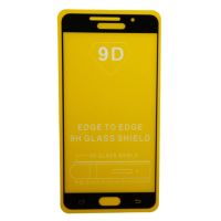 Защитное стекло для Samsung SM-A710F (Galaxy A7 2016) (2,5D/полная наклейка) <черный> ― OnlineBazar.su