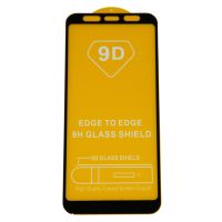 Защитное стекло для Samsung SM-J810F (Galaxy J8 2018) (2.5D/полная наклейка) <черный> ― OnlineBazar.su