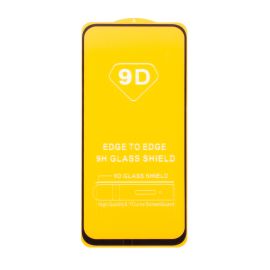 Защитное стекло для Tecno Spark 40 Pro (KM6) (2,5D/полная наклейка) <черный>