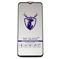 Защитное стекло для Xiaomi Mi 10 Lite (2.5D/закаленное, полная наклейка) <черный> в блистере ― OnlineBazar.su