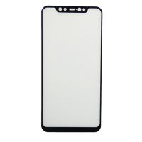 Защитное стекло для Xiaomi Mi 8 (2.5D/полная наклейка) <черный> ― OnlineBazar.su