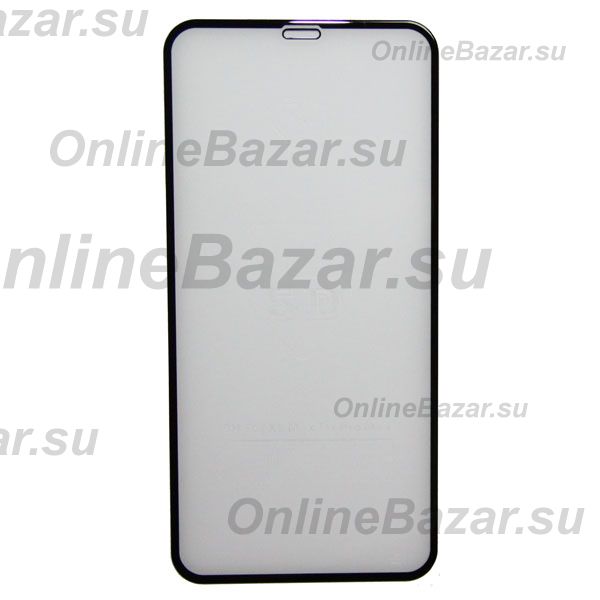 Защитное стекло для Apple iPhone 11 Pro Max (полное покрытие 2.5D) <черный> ― OnlineBazar.su