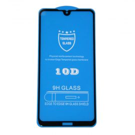 Защитное стекло для Honor 8X Max (ARE-L22HN) (2,5D/полная наклейка) <черный>