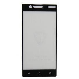 Защитное стекло для Nokia 3 (2,5D/полная наклейка) <черный>