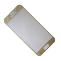 Защитное стекло для Samsung SM-A320F (Galaxy A3 2017) (2,5D/наклейка по периметру) <золото> ― OnlineBazar.su