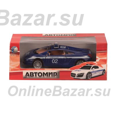 Игрушка Машина инерционная металлическая Lamborghini Gallardo ДПС с русской озвучкой <синий> ― OnlineBazar.su
