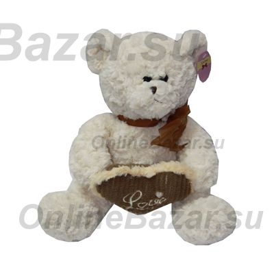 Игрушка мягкая Медведь Soomo Love (28см) <белый> ― OnlineBazar.su