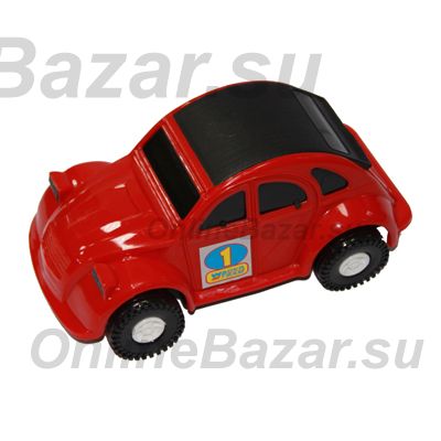 Игрушка пластиковая Автомобиль "жук" (22см) <красный> ― OnlineBazar.su