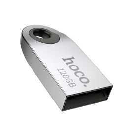 Карта памяти USB 128 Gb Hoco UD9 в блистере <серебристый>