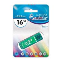 Карта памяти USB 16 Gb Smart Buy Glossy в блистере <зеленый> ― OnlineBazar.su