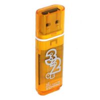 Карта памяти USB 32 Gb Smart Buy Glossy в блистере <оранжевый> ― OnlineBazar.su