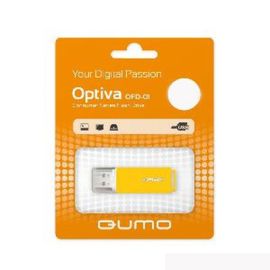Карта памяти USB 32 Gb Qumo Optiva OFD-01 в блистере <оранжевый>