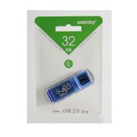Карта памяти USB 32 Gb Smart Buy Glossy в блистере <синий> ― OnlineBazar.su