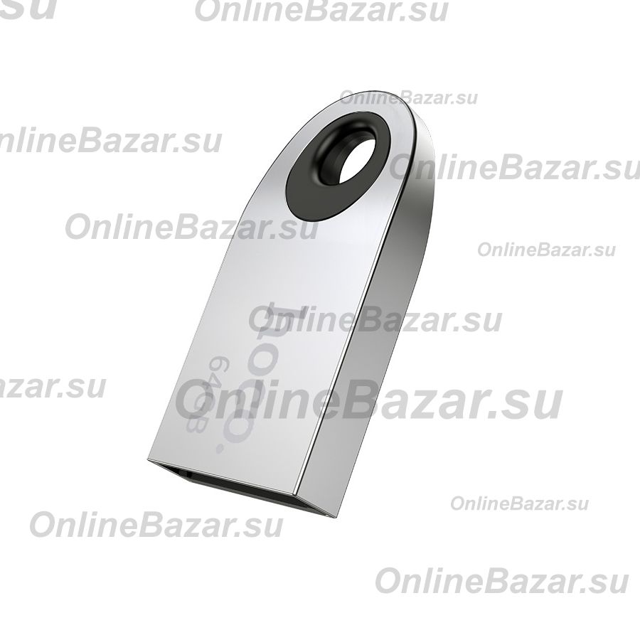 Карта памяти USB 64 Gb Hoco UD9 Insightful <серебристый> ― OnlineBazar.su