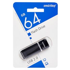Карта памяти USB 64 Gb Smart Buy Quartz <черный>