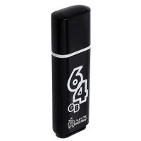 Карта памяти USB 64 Gb Smart Buy Glossy в блистере <черный> ― OnlineBazar.su
