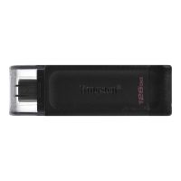 Карта памяти USB-С 3.2 128 Gb Kingston DataTraveler 70 в блистере <черный> ― OnlineBazar.su