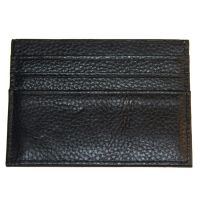 Картхолдер футляр для карт (натуральная кожа) <черный> ― OnlineBazar.su