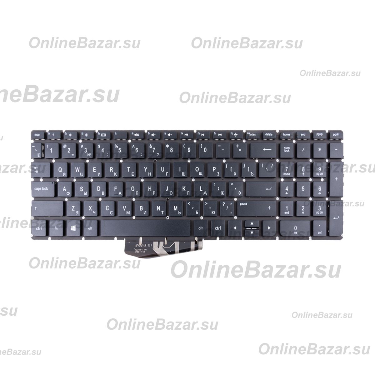 Клавиатура для ноутбука HP Pavilion 15-ab <черный> ― OnlineBazar.su