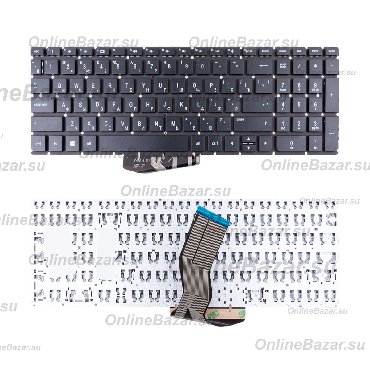 Клавиатура для ноутбука HP Pavilion 15-ab <черный> ― OnlineBazar.su