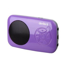 Колонка Deyiler S100 (FM/microSD/AUX/BL-5C) <фиолетовый>
