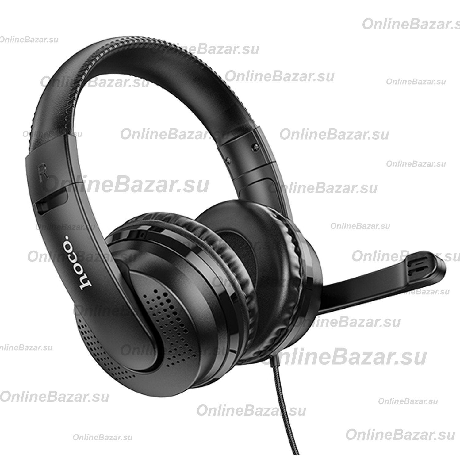 Компьютерная гарнитура Hoco W103 Magic <черный> ― OnlineBazar.su