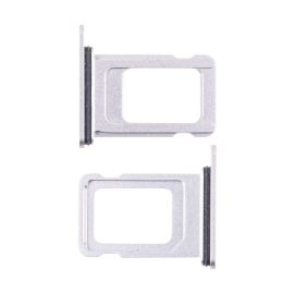 Лоток sim-карты для Apple iPhone 14 Plus (1 Sim) <белый>