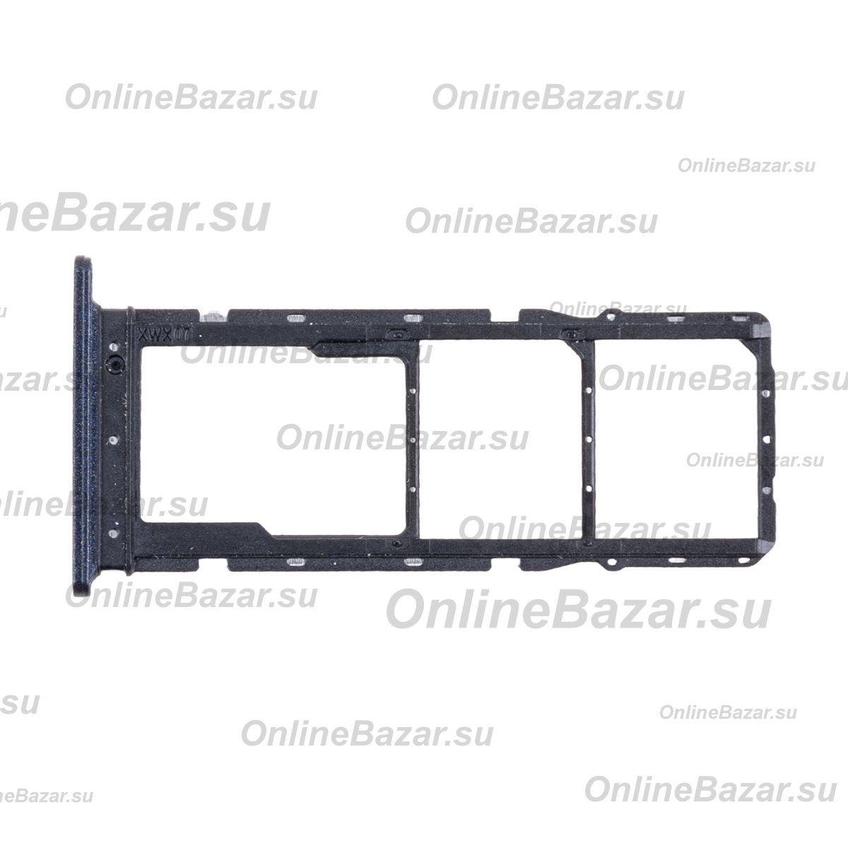 Лоток sim-карты для Itel A70 (A665L) и карты памяти <черный> ― OnlineBazar.su