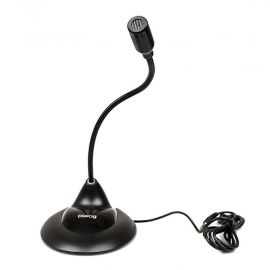 Микрофон Dialog M-140B конденсаторный, настольный, на гибкомосновании, с кнопкой вкл. (black)