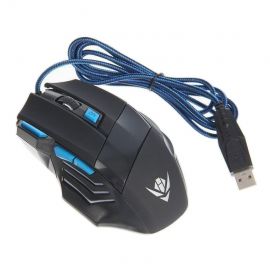 Мышь оптическая Nakatomi Gaming mouse MOG-21U (игровая) <черный>