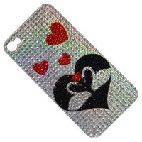 Наклейка со стразами Apple iPhone 4 №06 ― OnlineBazar.su