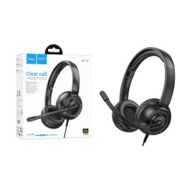 Наушники компьютерные с микрофоном Hoco W112 <черный>