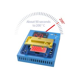 Нижний подогрев Aixun iHeater Pro для плат iPhone X–15/Android (130W, 60–280 °C, LCD)