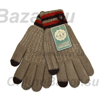 Перчатки для ёмкостных тачскринов (размер L) №1 <бежевый> ― OnlineBazar.su